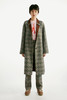Boundless没边 两面穿格子风衣 外套长款 咖啡色/灰色 商品缩略图0