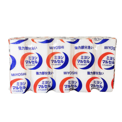 日本进口 Miyoshi三芳洗衣皂 无添加无荧光剂 宝宝用肥皂140g*5块（210018） 商品图4