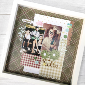 【学6】纸艺手账相框