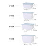 塑料收纳箱磨砂质感家用透明有盖衣服零食书籍整理箱 商品缩略图4