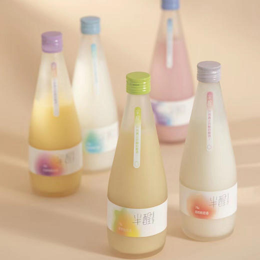 甜酒赋比兴半醒原味百香果荔枝果酒酸奶酒少女微醺女士低度晚安酒 商品图2