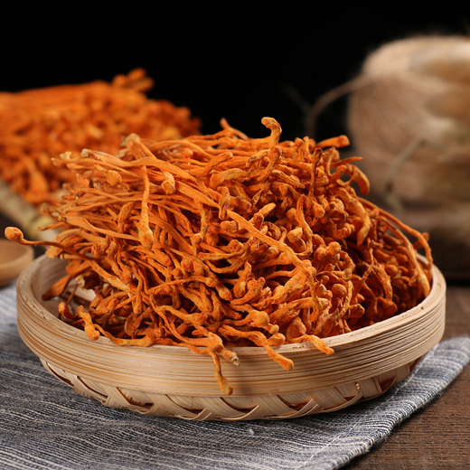 云南菌菇干货虫草花150g盒