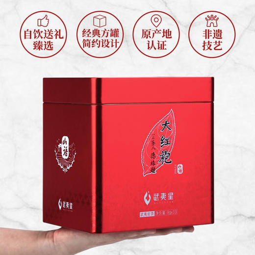 武夷星山语大红袍SY900大红袍礼盒装264g 武夷岩茶大红袍乌龙茶叶 商品图2