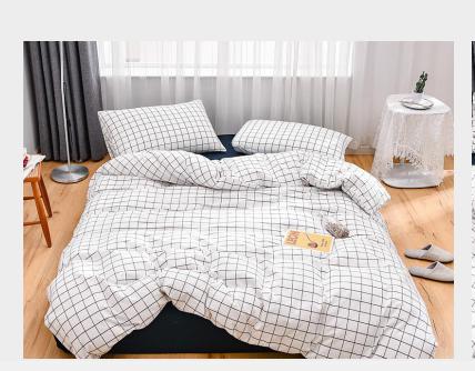 特价.无印良品（良品）水洗色织棉四件套MJ-T2020-1（每批花色样式不同 随机发）  商品图0