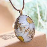 【学7】押花时光宝石项链