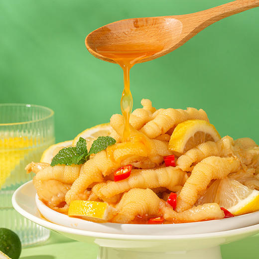 【无骨鸡爪】无骨鸡爪  蒜蓉味  酸辣味 新鲜柠檬与鸡爪碰撞 吃出鲜柠味 清香酸爽500g 商品图3