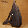 CN-3141时尚大容量真皮胸包可扩充男女骑行背包头层牛皮单肩包 商品缩略图0