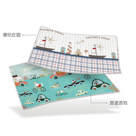  曼龙 整体双包XPE爬行垫180*200*1cm 商品图4