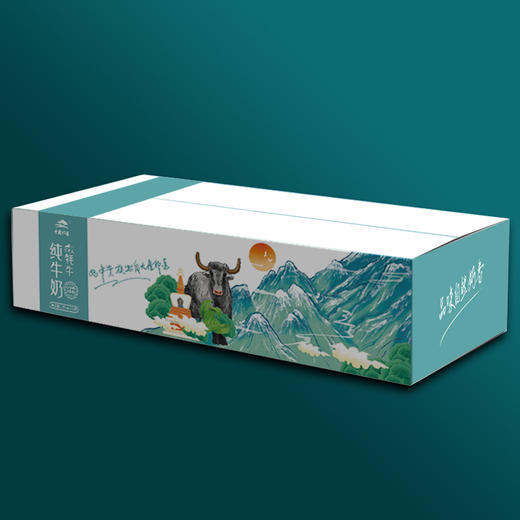 青藏祁莲 常温无菌枕装牦牛奶 营养早餐奶 220ml*12袋 商品图2