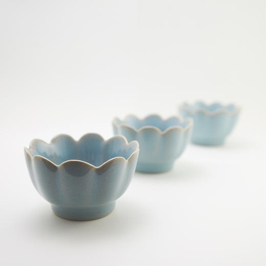 莲花汝瓷对碗每套两个 商品图7