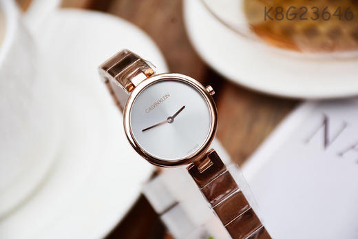 原单CK Calvin Klein/卡尔文·克莱恩石英女表K8G23646
表壳：316L精钢
表镜：矿物质强化玻璃 商品图2