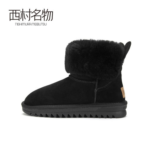 西村名物2020年冬季新款雪地靴女毛绒平底舒适短靴T29DS40901 商品图3