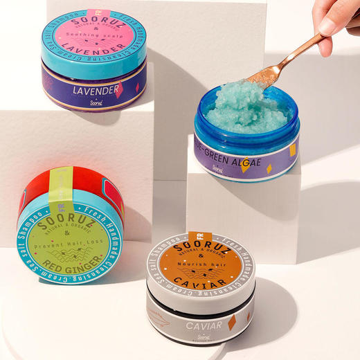 SOORUZ海盐洗发膏&润发乳控油蓬松持久留香修复滋润适合多种发质 商品图1