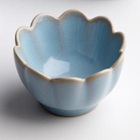 莲花汝瓷对碗每套两个