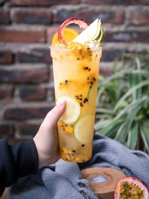 北京奶工坊--百香果果茶 商品图0