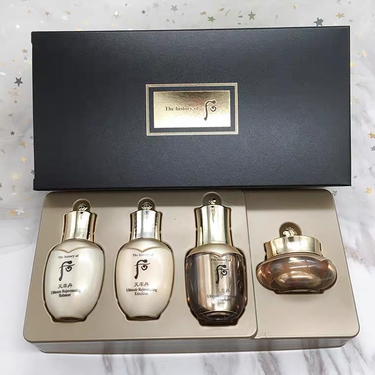 WHOO后天率丹水乳精华面霜中样四件套