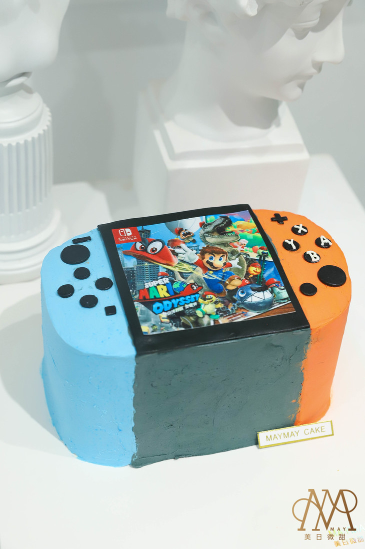3489"游戏机蛋糕switch绘画蛋糕"(送男生 男朋友 小朋友)