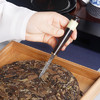 不锈花纹钢普洱开茶刀撬茶刀胚大马士革黑茶工具茶道配件木柄茶具 商品缩略图2