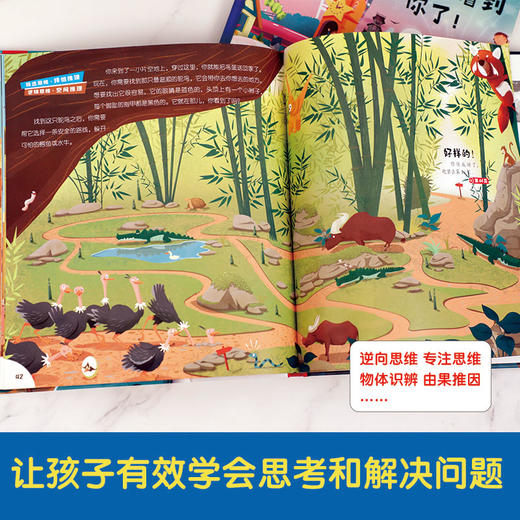 《会翻跟头的法国思维力游戏绘本》全3册精装 法国130个神奇玩法的全脑思维游戏 商品图9