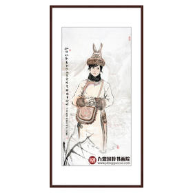 柴发林《人物作品》68*138cm 人物竖幅作品 玄关/书房挂画