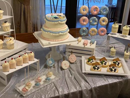 周年纪念日粉蓝色系甜品台 商品图3