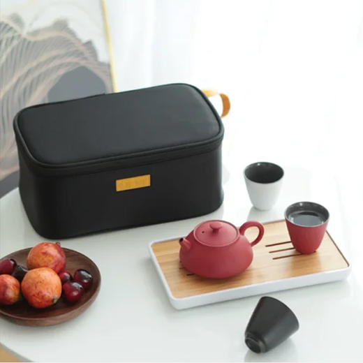 沏一杯茶陶三彩茶具 商品图0