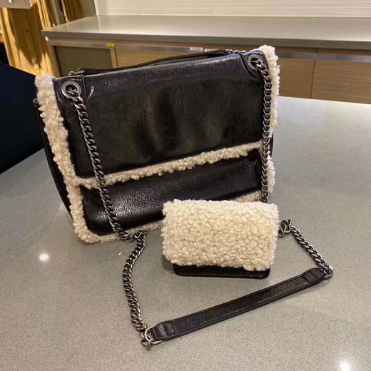 买一大送一小！UR子母🐑🐑羊羔毛包链条包 商品图4