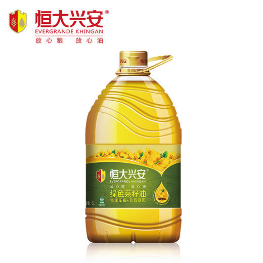 恒大兴安 绿色菜籽油5L 商品图0