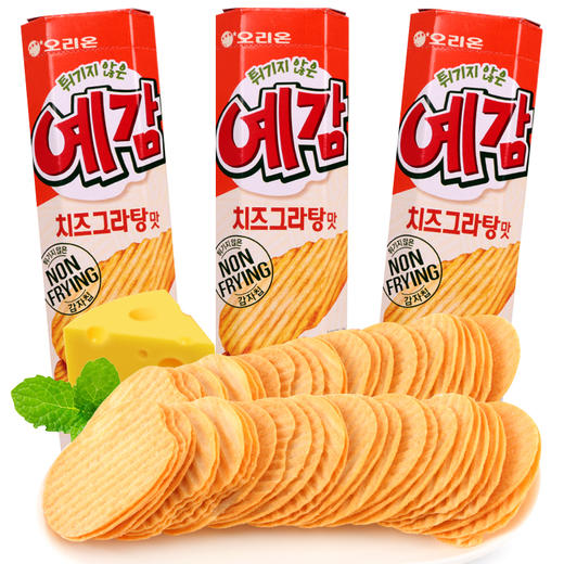 韩国进口好丽友土豆脆片原味/芝士味64g，保质期8个月 商品图3