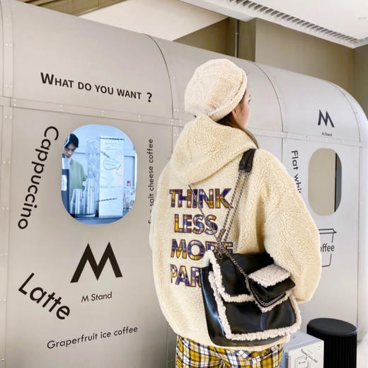 买一大送一小！UR子母🐑🐑羊羔毛包链条包 商品图3