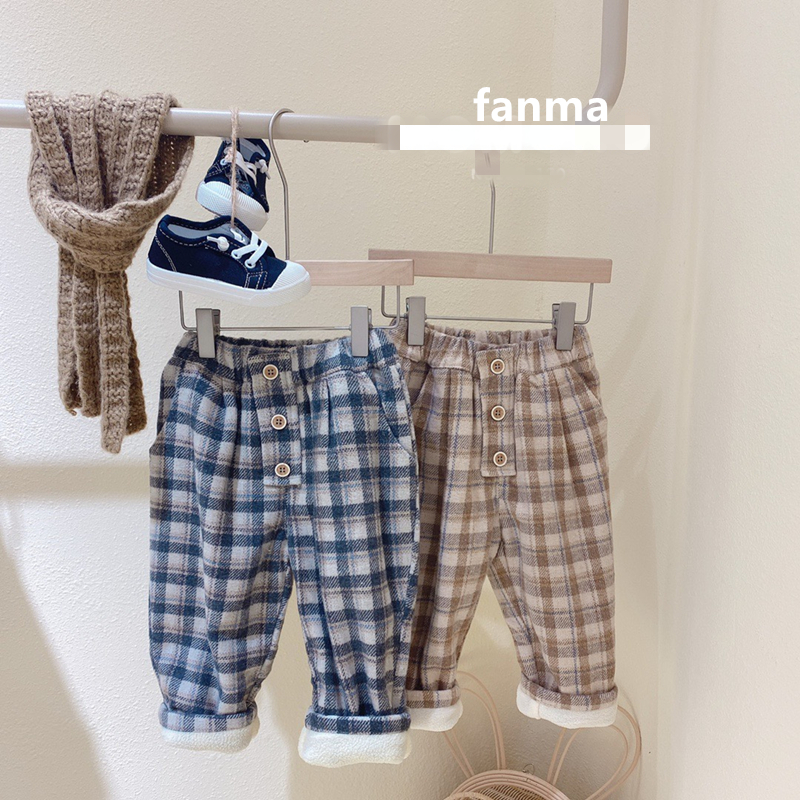 TG78暖和的男女童棉裤，好看