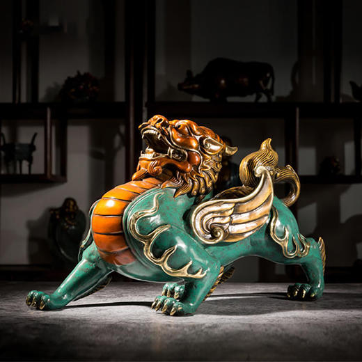 威武貔貅小号（一对） 商品图0