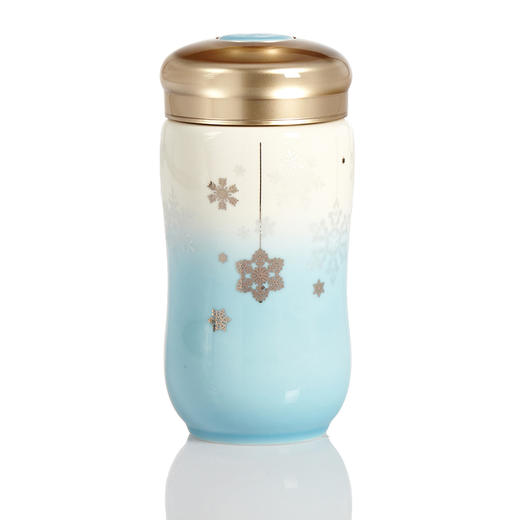 【圣诞推荐】幸福随身杯雪花款360ml单层 商品图4