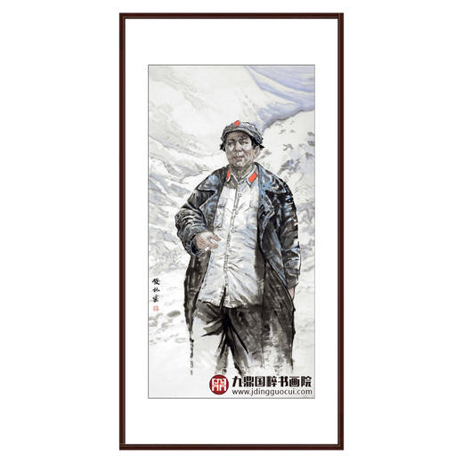 柴发林《主席像》68*138cm 人物竖幅作品 玄关/书房挂画 商品图0