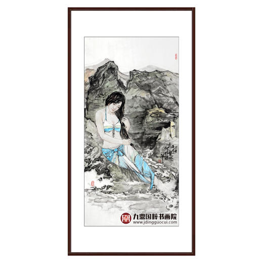 柴发林《人物作品》68*138cm 人物竖幅作品 玄关/书房挂画 商品图0