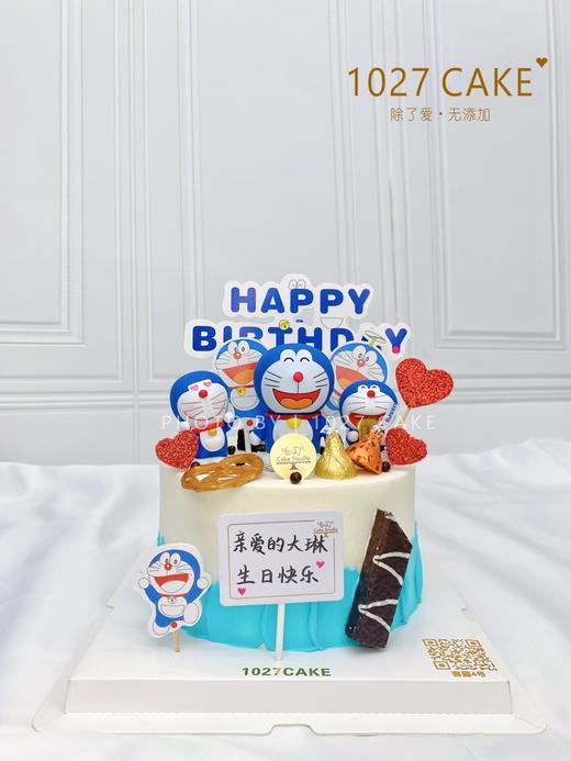 1027CAKE| 蓝色系 哆啦A梦主题 商品图0
