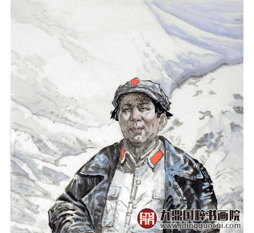 柴发林《主席像》68*138cm 人物竖幅作品 玄关/书房挂画 商品图4