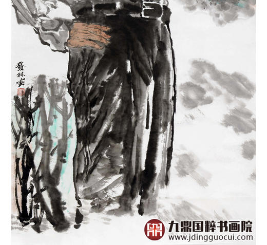 柴发林《主席像》68*138cm 人物竖幅作品 玄关/书房挂画 商品图5