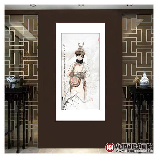 柴发林《人物作品》68*138cm 人物竖幅作品 玄关/书房挂画 商品图2