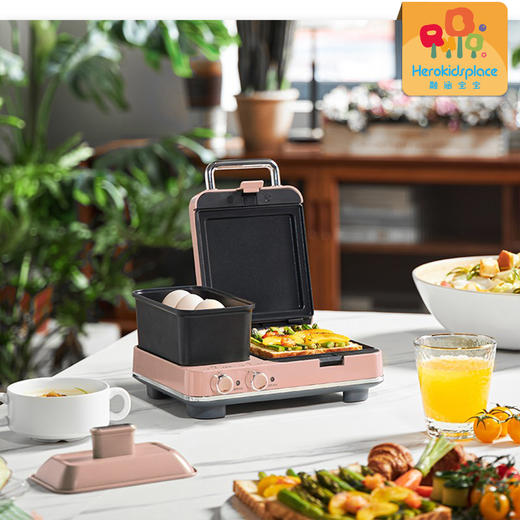 摩飞电器（Morphyrichards）轻食烹饪机 家用 早餐机 三明治机 电饼铛 面包机华夫饼机 烙饼锅MR9086  20021 商品图3