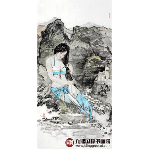 柴发林《人物作品》68*138cm 人物竖幅作品 玄关/书房挂画 商品图1