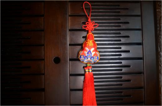 【手5】虎头、青花瓷、比心、仕女、葫芦、四叶草、水仙花、梅兰竹菊（闵行非遗项目香囊制作技艺） 商品图6