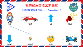 Opposites反义词朗读示范2