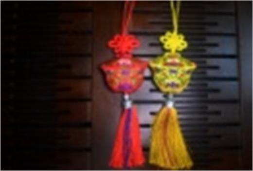 【手5】醒狮、龙袍、凤袍、元宝茶盅黄、元宝茶盅红（闵行非遗项目香囊制作技艺） 商品图3