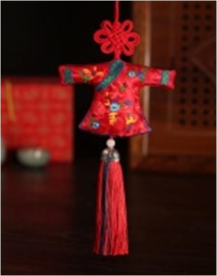 【手5】醒狮、龙袍、凤袍、元宝茶盅黄、元宝茶盅红（闵行非遗项目香囊制作技艺） 商品图1