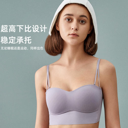 【有颜有型 舒适无痕】婴儿肌无钢圈内衣 无痕美背 侧收上托 收副乳 商品图1