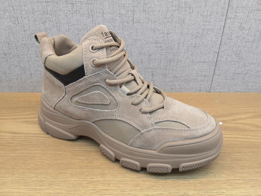 豪行正品2019新款秋季真皮休闲高帮女单鞋29379679户外短靴运动鞋 商品图0