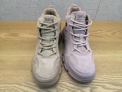 豪行正品2019新款秋季真皮休闲高帮女单鞋29379679户外短靴运动鞋 商品图3