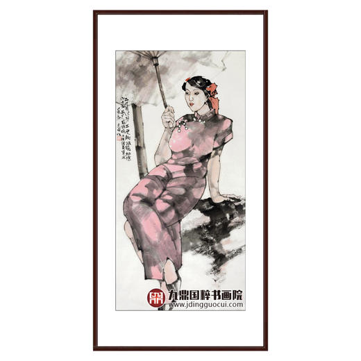 吴光甫《人物作品》68*138cm 人物竖幅作品 玄关/客厅/走廊挂画 商品图0