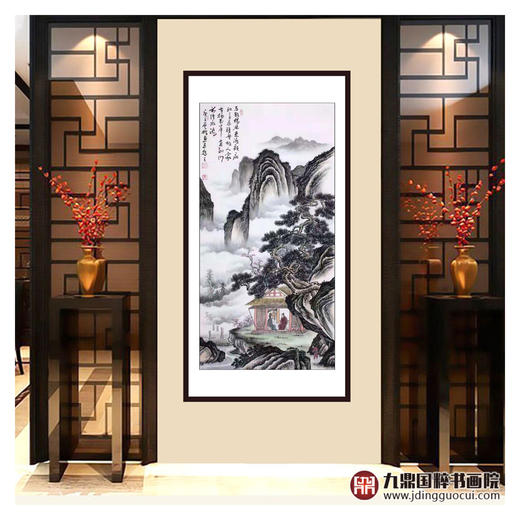 高云鹏《山水作品》68*138cm 山水竖幅作品 玄关/办公室挂画 商品图2